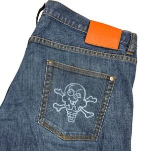 Billionaire Boys Club Ice Cream Running Dog Denim Straight Jeans 38 X 31 BBC